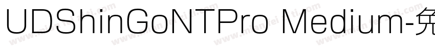 UDShinGoNTPro Medium字体转换